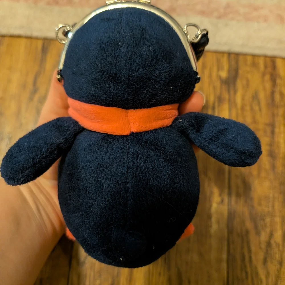 💥3/$24 Gymboree Polar Pink Penguin Plush Purse‎